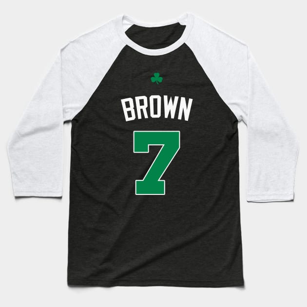 Jaylen Brown Baseball T-Shirt by telutiga